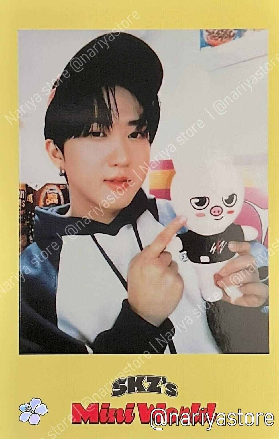 Changbin | SKZ's Mini World 2023 polariod yellow Nariya Store