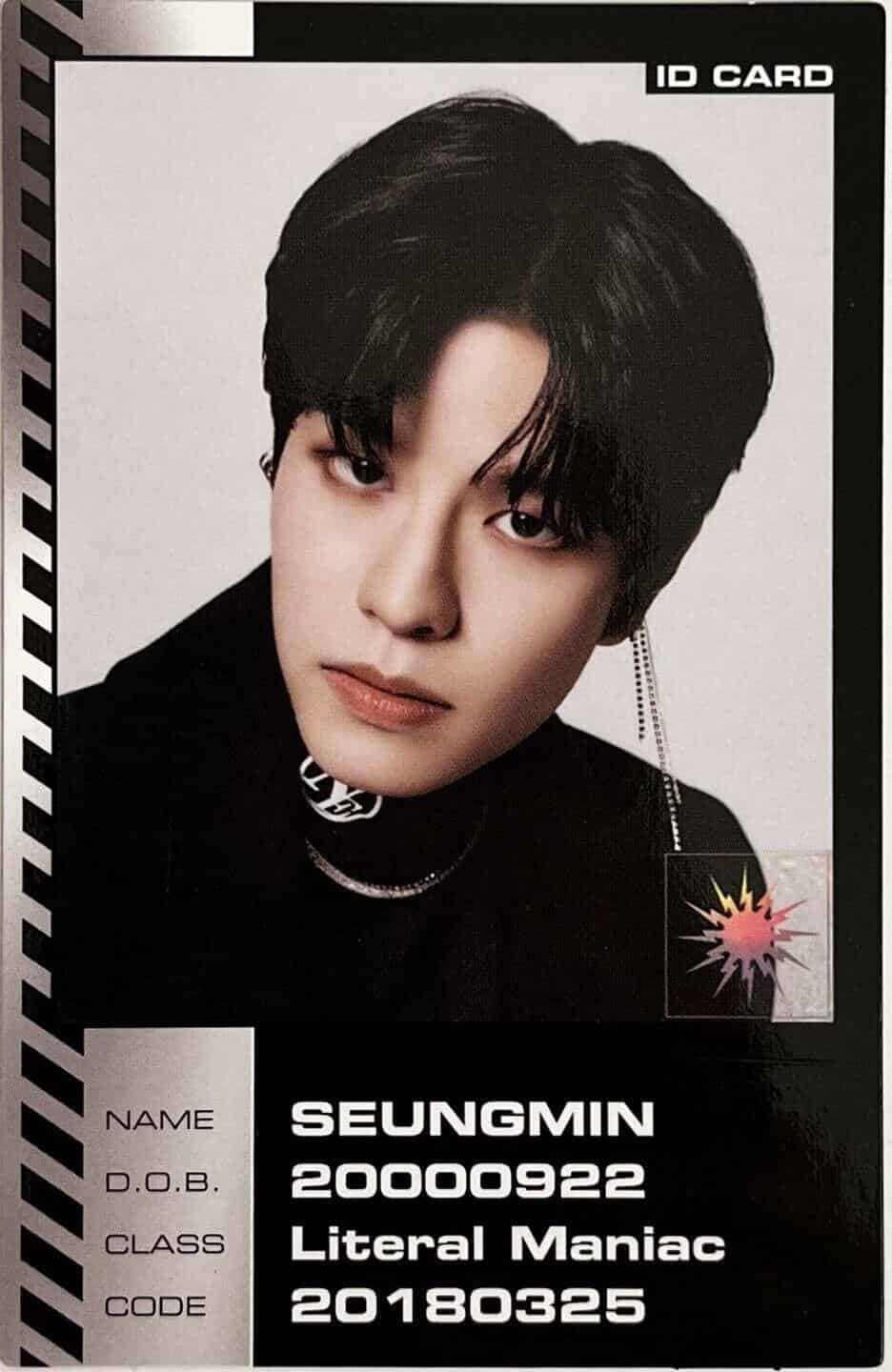 Seungmin - Oddinary ID card Nariya Store