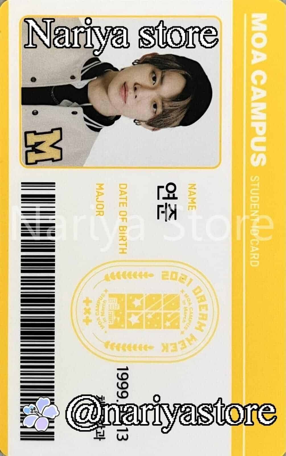 Yeonjun | MOA Academy student ID card Nariya Store